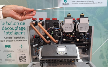 Heiwa iQube ballon de découplage pompe à chaleur innovation Interclima