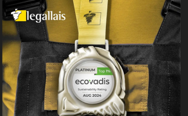 Legallais - Grade EcoVadis Platinium 2024.