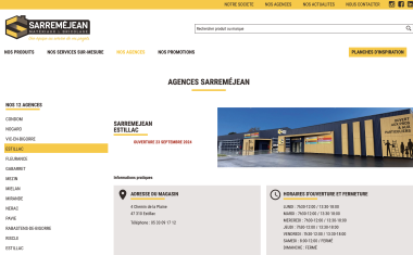 Sarreméjean- Site internet.