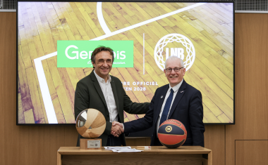 Sponsoring sportif de Gedibois avec la Ligue nationale de basket.