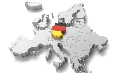 Carte de l'Allemagne.