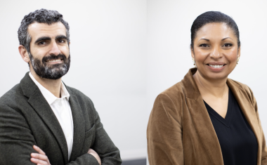 Élie Hajjar (directeur matériel et développement durable Groupe) et Linda Vila (directrice commerciale France).