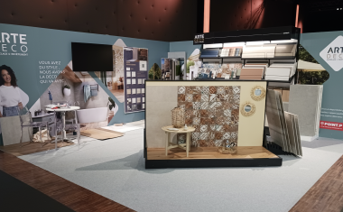 Salon des Nouveautés 2025 de Point.P dédié à sa MDD Arte Déco.