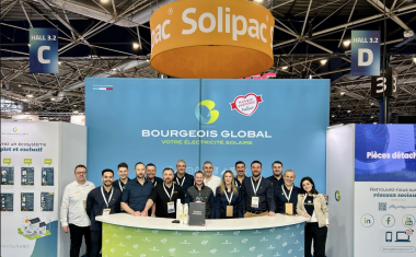 Stand de Bourgeois Global (Téréva et NED) sur la salon BePositive 2025 à Lyon.