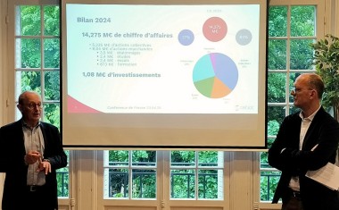 CETIAT Pierre Claudel (à gauche) directeur général et Yves Fanton d'Andon président