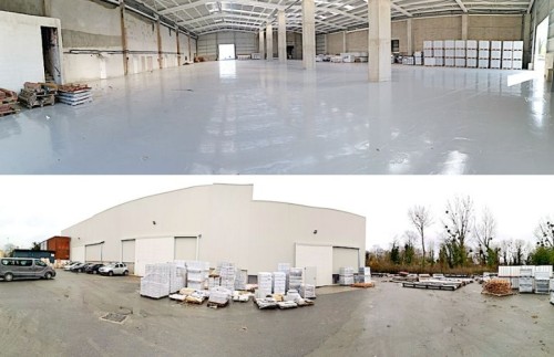 Un entrepôt plus vaste, plus lumineux et plus sûr