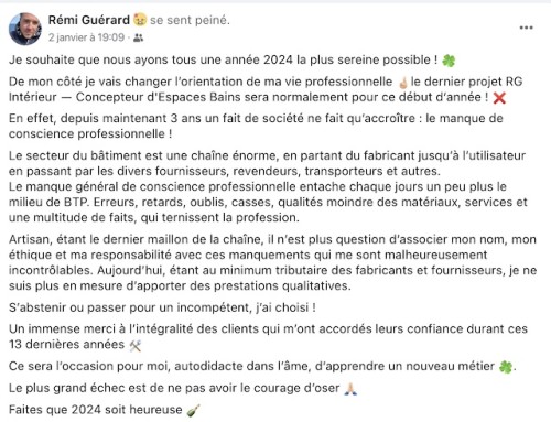 Rémi Guerard jette l'éponge 