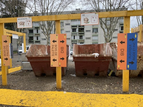 Collecte déchets chantier