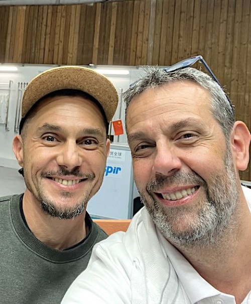 Kom1pro alias Maurad avec Denis Gentile à Batimat