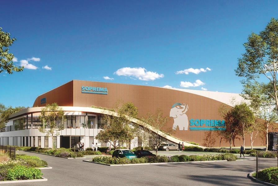 Nouvelle usine de Soprema à Mulhouse (68).