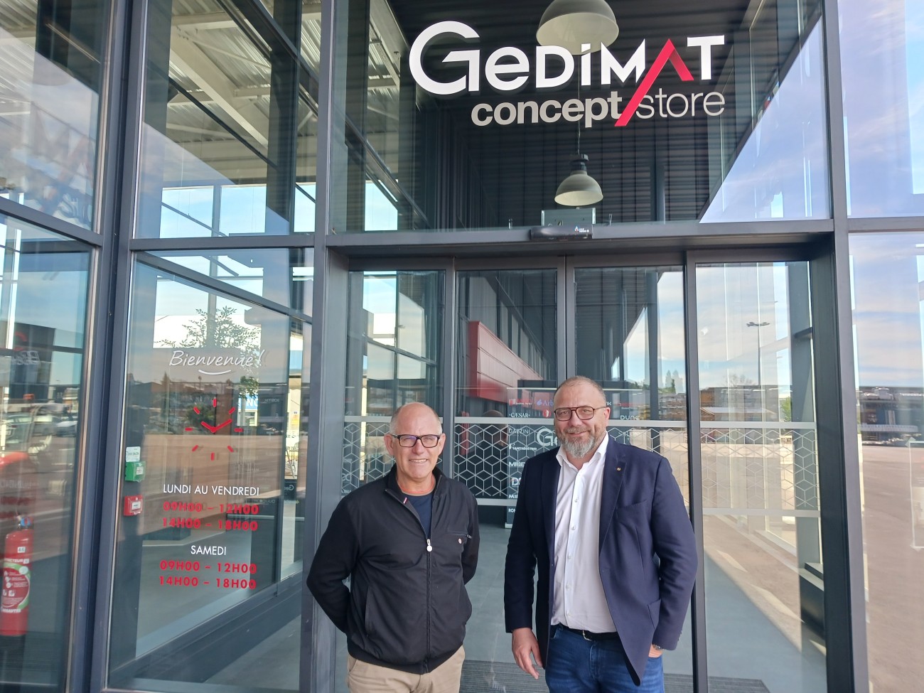 Didier Léonce (PDG du groupe Bomeil) et Ludovic Lejeune (DG de Boulard Verdier).