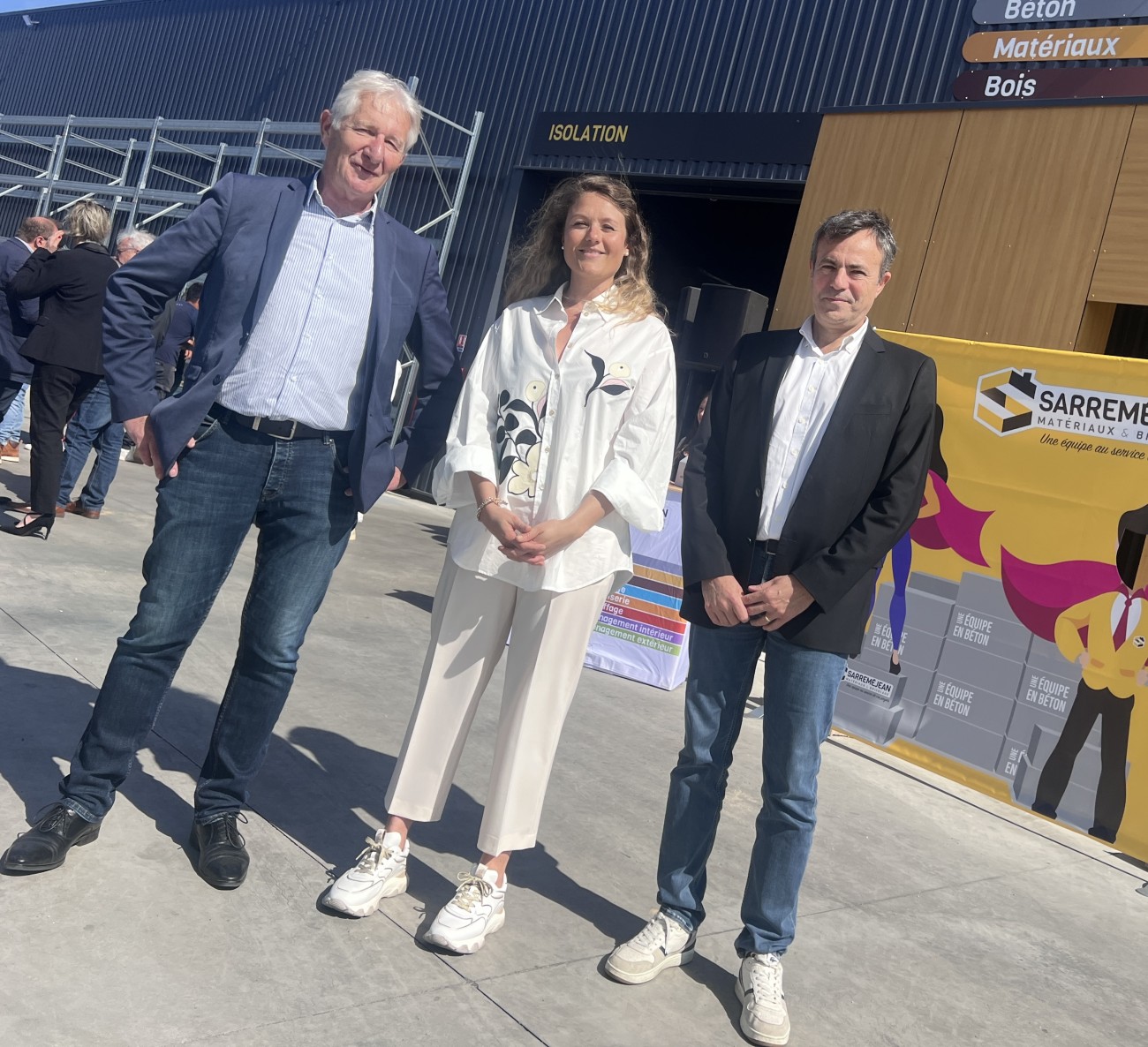 Inauguration du magasin Sarreméjean d'Estillac (47).