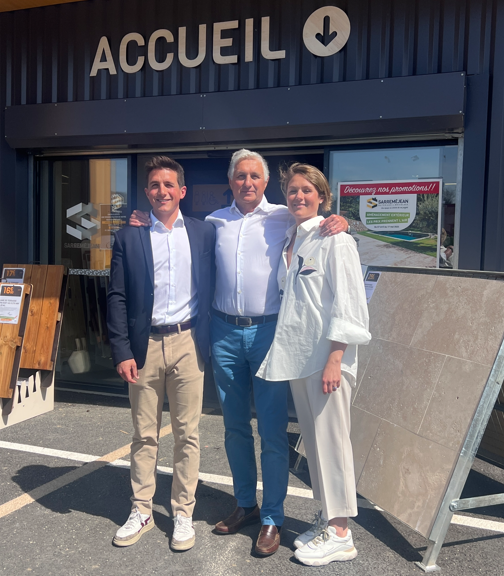 Inauguration du magasin Sarreméjean d'Estillac (47).