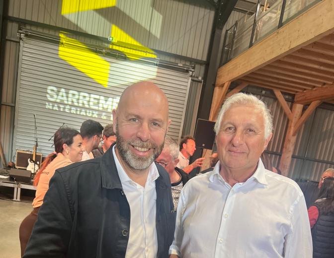 Inauguration du magasin Sarreméjean d'Estillac (47).