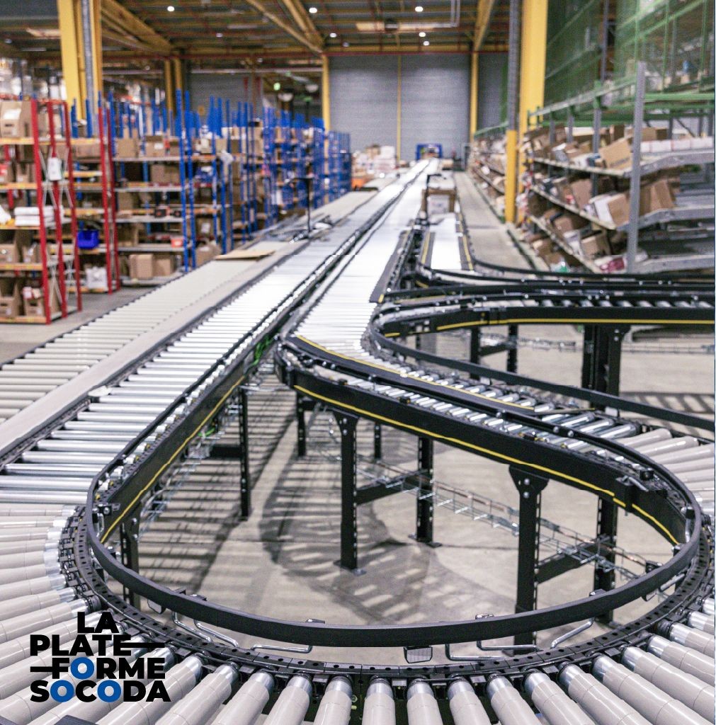 La Plateforme Socoda - Aperçu du convoyeur.